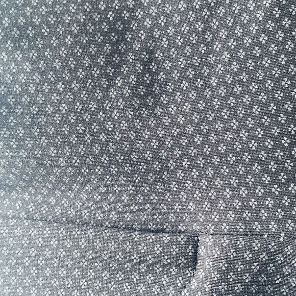 Amanda Chelsea Pants Size 6 Petite Black Patterned Ankle Career Preppy NEW - Picture 3 of 11